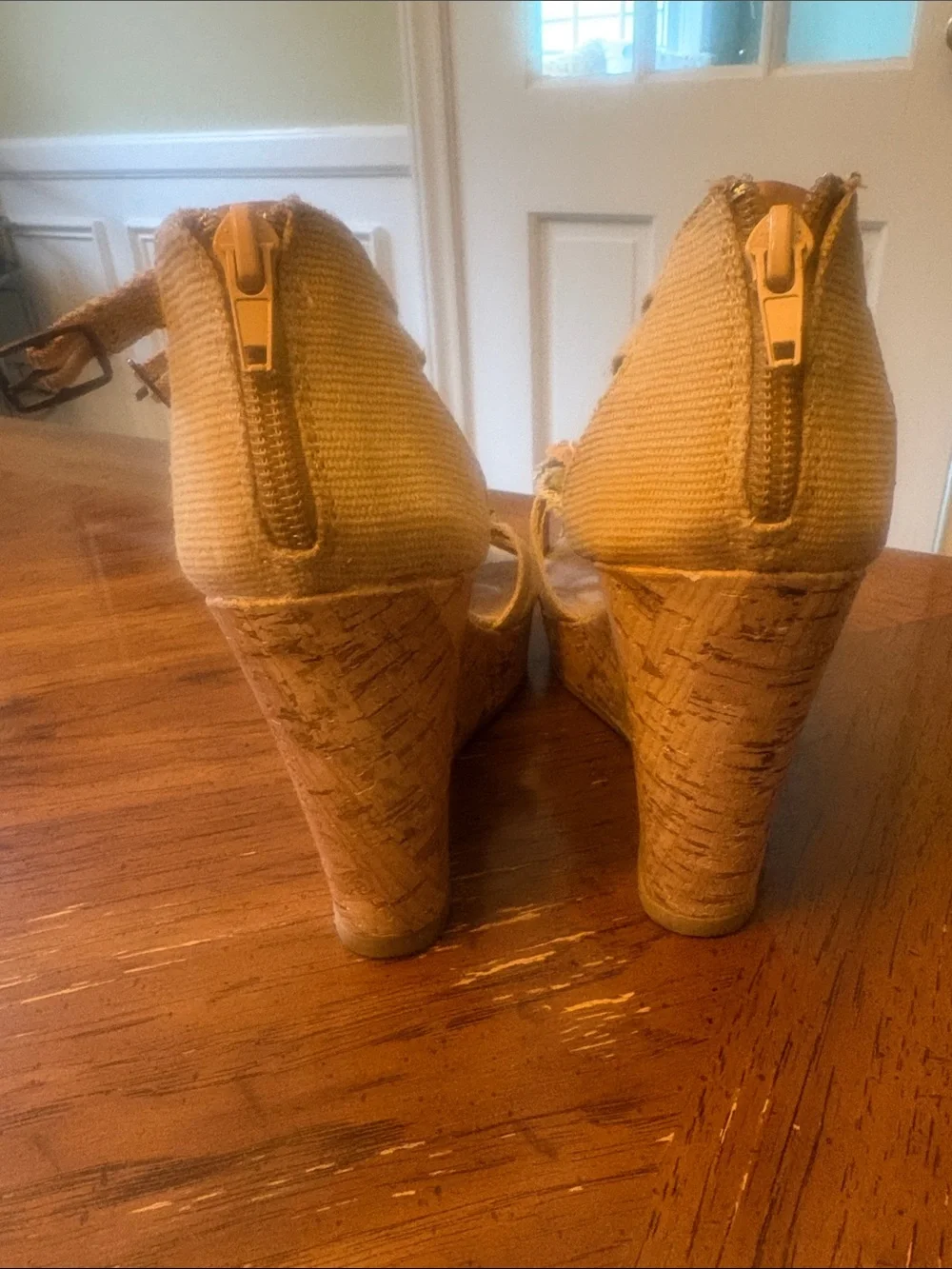 NWT Madden Girl Kloverr Floral Strap Wedge Sandals